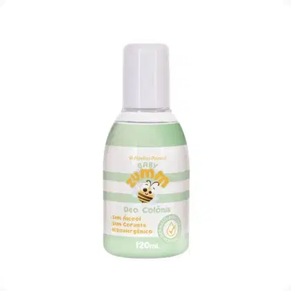 Imagem do produto Baby Zumm Deo Colônia Baby Cheirinho de Bebê Hipoalergênico Sem Álcool 120ml Abelha Rainha REF 2757