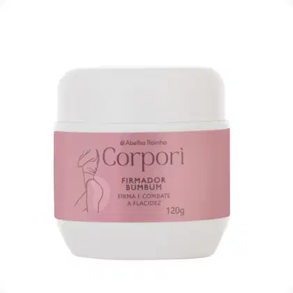 Creme Firmador Corporal Abelha Rainha Corpori Firmador Bumbum, 120g.