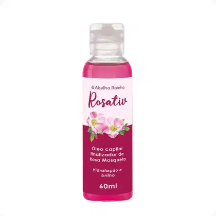 Óleo Capilar Finalizador Abelha Rainha Rosativ Rosa Mosqueta, 60ml.