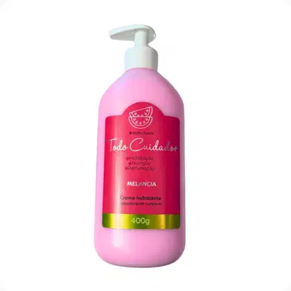 Loção Hidratante Corporal Abelha Rainha Todo Cuidado+ Melancia, 400g.