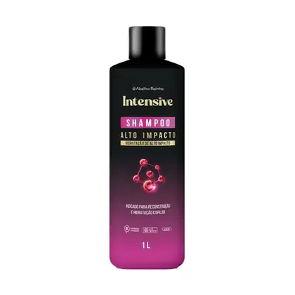 Imagem do produto Shampoo Hidratação Alto Impacto Sem Sal 0% Parabenos Intensive Abelha Rainha 1L REF 4117