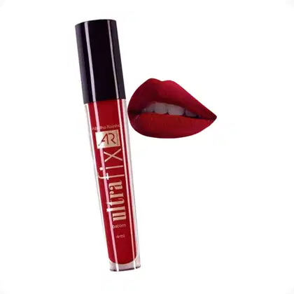 Imagem do produto Batom Matte Coração Rubi Vermelho Ultrafix Ar Maquiagem Abelha Rainha REF 4204