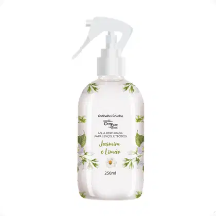 Imagem do produto Água Perfumada Para Lençol e Tecidos Jasmim e Limão 250ml Abelha Rainha REF 4321