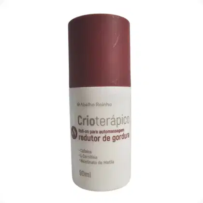 Gel Redutor de Gordura Roll-On Abelha Rainha Crioterápico, 90ml.