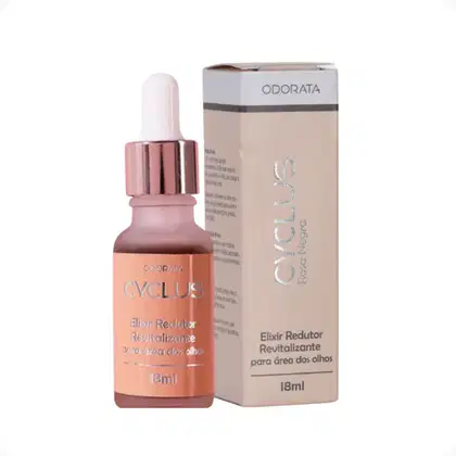 Imagem do produto Elixir Revitalizante Para Área dos Olhos Redutor De Olheiras E Rugas Cyclus Rosa Negra 18ml Odorata REF 4679