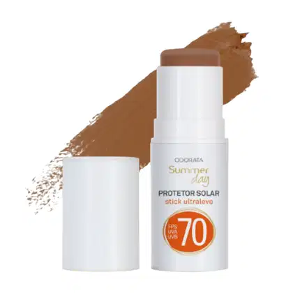 Imagem do produto Protetor Solar Stick Ultraleve FPS 70 Cor Pele Negra Fácil Aplicação Seca Rápido Summer Day Odorata REF 4718