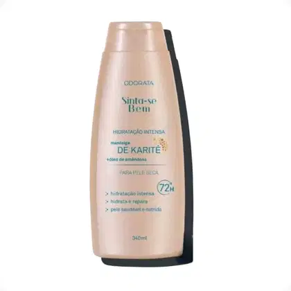 Imagem do produto Hidratante Corporal Hidratação Intensa Pele Seca Ação Antienvelhecimento 340ml Sinta-se Bem Odorata REF 4739