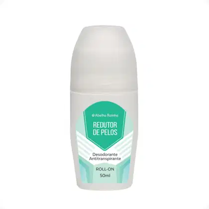 Desodorante Roll-On Abelha Rainha Redutor de Pelos Antitranspirante, 50ml.