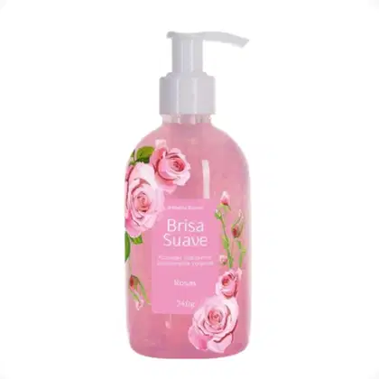 Loção Hidratante Corporal Abelha Rainha Acquagel Brisa Suave Rosas, 240g.