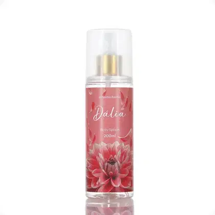 Imagem do produto Body Splash Dália Feminino Fragrância Âmbar Amadeirado Abelha Rainha 200ml REF 5488
