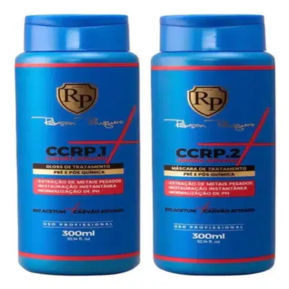 Imagem do produto Kit Detox Metal Cabelo 300ml Carvão Ativado Robson Peluquero