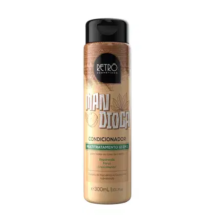 Imagem do produto Condicionador Retrô Cosméticos 12 em 1 Hidratante e Fortalecedora Mandioca  - 300mL