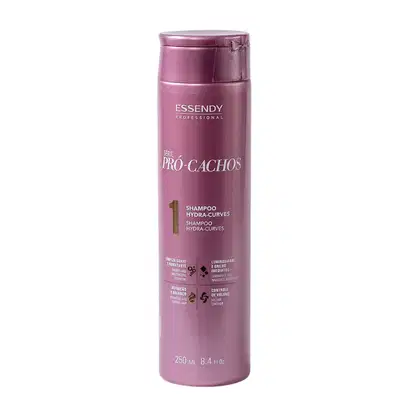Imagem do produto Shampoo Pró Cachos 250ML Essendy Cabelos Cacheados e Crespos