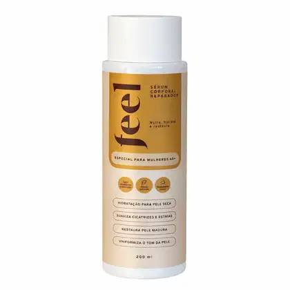 Imagem do produto Sérum Corporal Restaurador Feel 200ml Hidratante Corporal Diário, Ativos naturais e Vegano