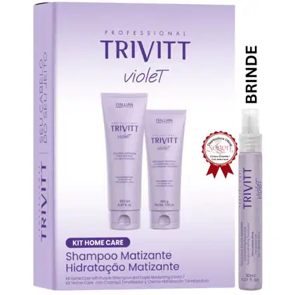 Imagem do produto Kit Home Care Matizante Trivitt Violet 2 Produtos