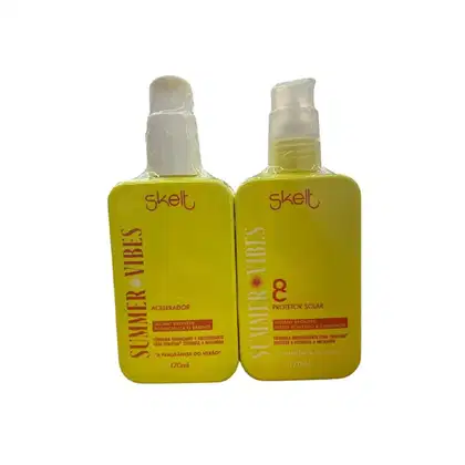 Imagem do produto Kit Skelt Summer Vibes - Protetor Solar 8 FPS 170ml + Acelerador 170ml