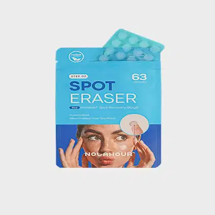 Adesivos Secativos para Acne Nolahour Spot Eraser Blue Step 2, 63 unidades.