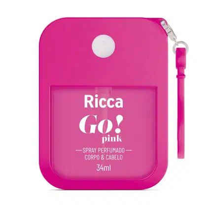 Imagem do produto Spray Perfumado Desodorante Colônia Go! Pink - Ricca