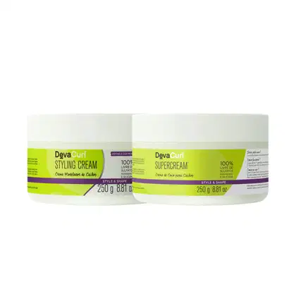 Imagem do produto Kit Deva Curl Styling Cream + Super Cream 250ml