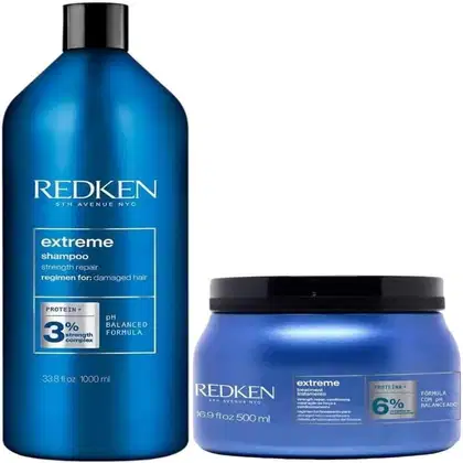 Imagem do produto Kit Redken Extreme Shampoo 1L e Máscara 500ml