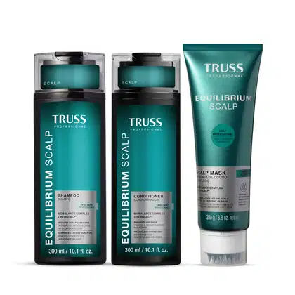 Imagem do produto Combo Truss Equilibrium Scalp: Shampoo 300ml + Condicionador 300ml + Máscara 250g