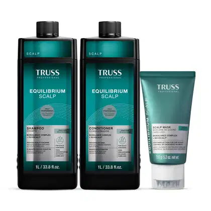 Imagem do produto Combo Truss Equilibrium Scalp: Shampoo 1L + Condicionador 1L + Máscara 150g