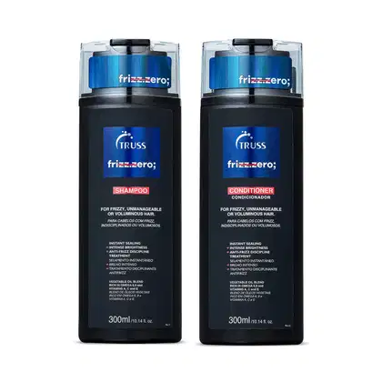 Imagem do produto Combo Shampoo e Condicionador Frizz Zero: Shampoo  300ml + Condicionador 300ml