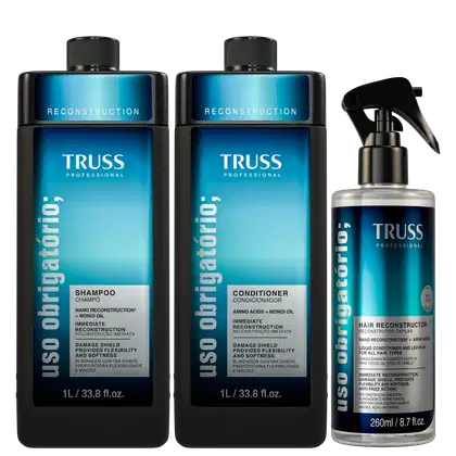 Imagem do produto Kit TRUSS Uso Obrigatório Reconstruction Salão (3 Produtos)