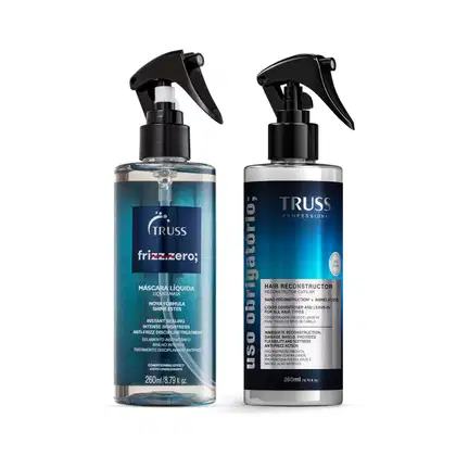 Imagem do produto Combo Spray Uso Obrigatório 260ml + Máscara Líquida Frizz Zero 260ml