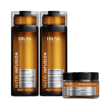 Imagem do produto Combo Nutri Infusion: Shampoo 300ml + Condicionador 300ml + Máscara Capilar 180g