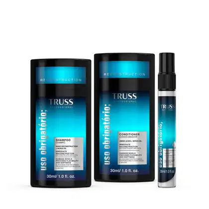 Imagem do produto Combo Uso Obrigatório: Shampoo 30ml + Condicionador 30ml + Spray 30ml
