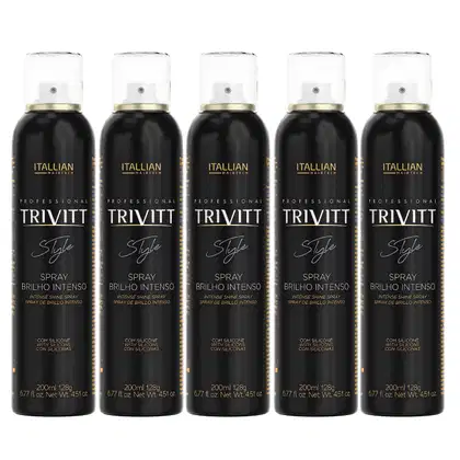 Imagem do produto KIT 5 BRILHO INTENSO TRIVITT STYLE 200ML