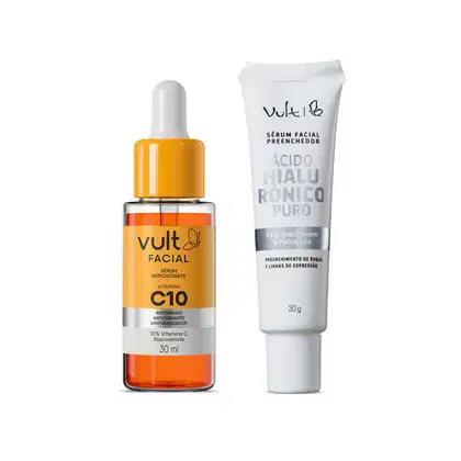 Imagem do produto Combo Sérum Facial Antioxidante 30ml + Sérum Anti-idade 30g