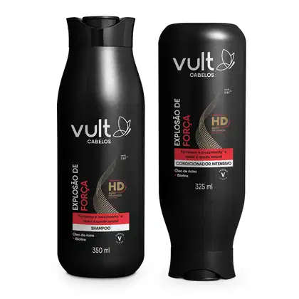 Imagem do produto Combo Vult Cabelos Explosão de Força: Shampoo 350ml + Condicionador 325ml