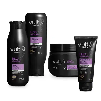 Imagem do produto Combo Vult Cabelos Liso Profundo (4 itens)