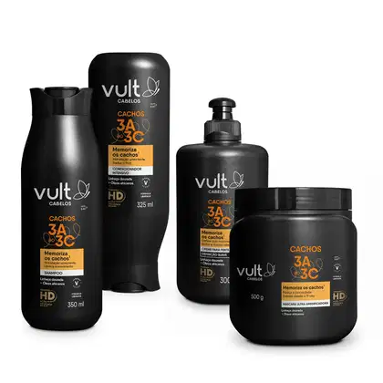 Imagem do produto Kit Vult Cabelos Cachos 3A ao 3C (4 Produtos)