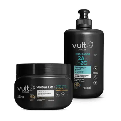 Imagem do produto Combo Day After Ondas Definidas: Creme de Pentear Hidradefinição 300ml + Creogel 3 em 1 250g