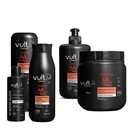 Imagem do produto Kit Vult Cabelos Crespos Ondulados Cachos (5 Produtos)