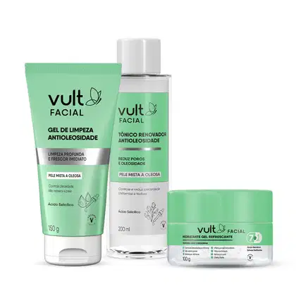 Imagem do produto Kit Vult Antioleosidade (3 Produtos)