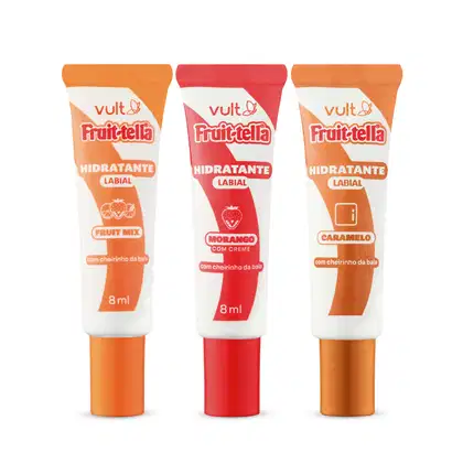 Fruit-tella , Combo Hidratante Labial Vult&Fruit-tella® (3 itens)