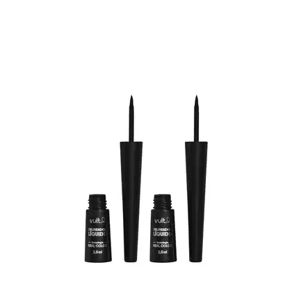 Combo Delineador Líquido Preto 2,5ml (2 Unidades)