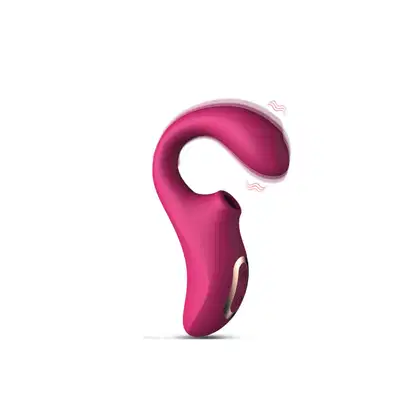 Imagem do produto Vibrador E Sugador Com Ponto G Eclipse Vinho