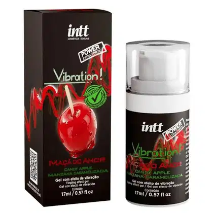 Imagem do produto Vibration Power Extra Forte Maçã Do Amor Intt Gel Lubrificante 17ml - 2 un