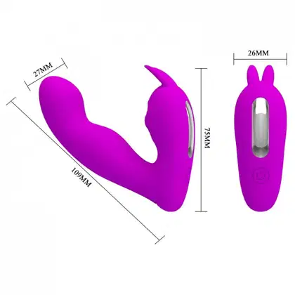 Imagem do produto Josephine Vibrador p/ Ponto G e Estimulador de Clitóris com Controle Remoto - Pretty Love