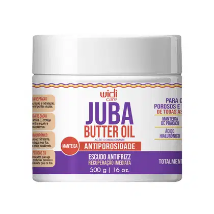 Máscara Capilar Antiporosidade Widi Care Juba Butter Oil, 500g.
