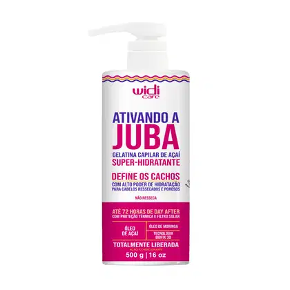 Gelatina Capilar Hidratante Widi Care Ativando a Juba, 500g.