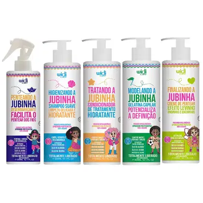 Imagem do produto Kit Jubinha Linha Infantil Completo Com Creme Levinho Widi Care Vegano Hipoalergenico
