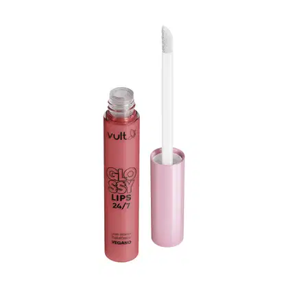 Imagem do produto Vult Glossy Lips 24/7 Rosa - Gloss Labial 5,2ml