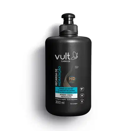 Imagem do produto Power Creme Hidratante  Vult Cabelos Recarga de Hidratação 300ml