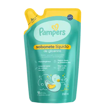 Imagem do produto Pampers Glicerina Refil - Sabonete Líquido 350ml